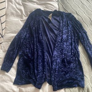 Blue light weight sweater